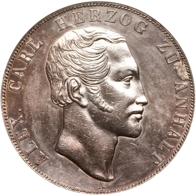 2 Thalers / 3½ Gulden - Alexander Charles front