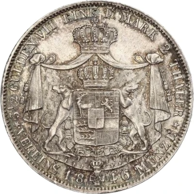 2 Thalers / 3½ Gulden - Charles back