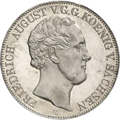 2 Thalers / 3½ Gulden - Frederick August II Freiberg University front