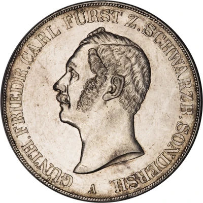 2 Thalers / 3½ Gulden - Günther Frederick Charles II front