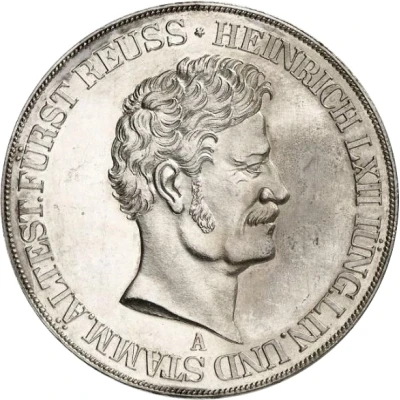 2 Thalers / 3½ Gulden - Henry LXII Silver Jubilee front