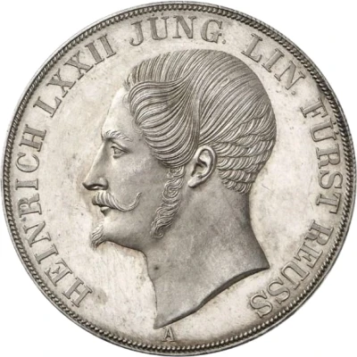 2 Thalers / 3½ Gulden - Henry LXXII Silber Jubilee front