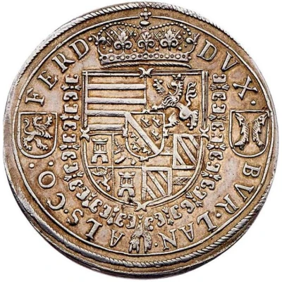 2 Thalers - Ferdinand II of Tyrol ND back