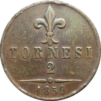 2 Tornesi - Francesco II back