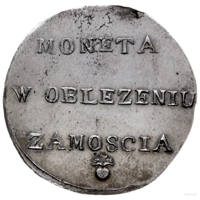 2 Zlotys Siege of Zamość front