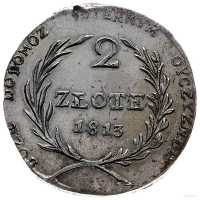 2 Zlotys Siege of Zamość back