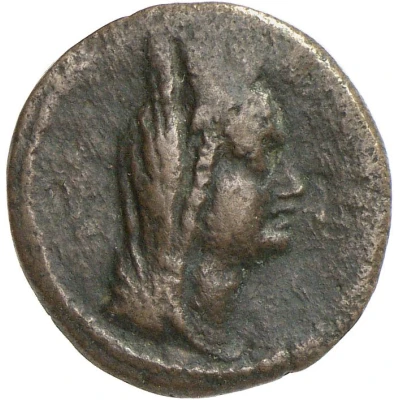 Æ20 ΚΑΙΣΑΡΕΩΝ, Η 15 BC - 1 BC front