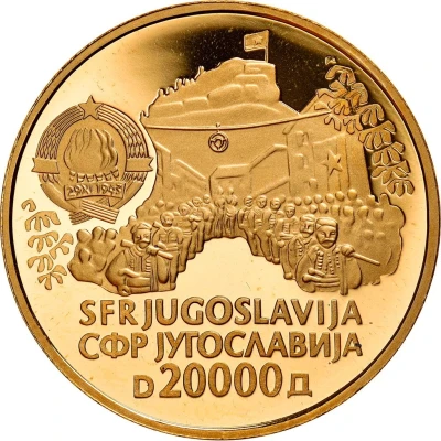 20 000 Dinara Sinjska Alka front