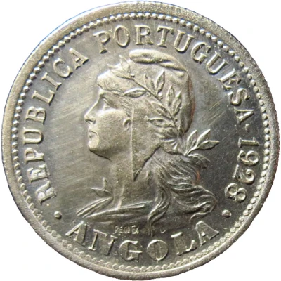 20 Centavos / 4 Macutas front