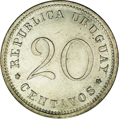 20 Centavos Pattern front