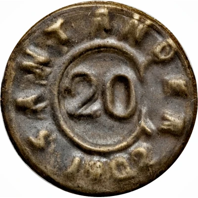 20 Centavos Province of Santander front