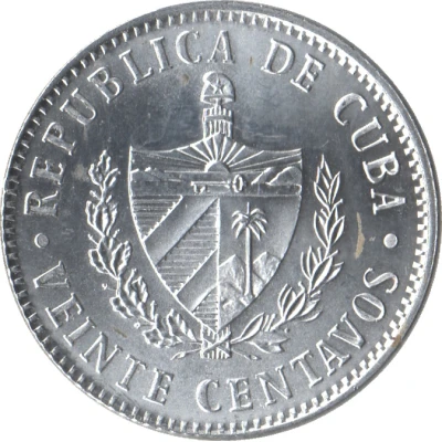 20 Centavos front