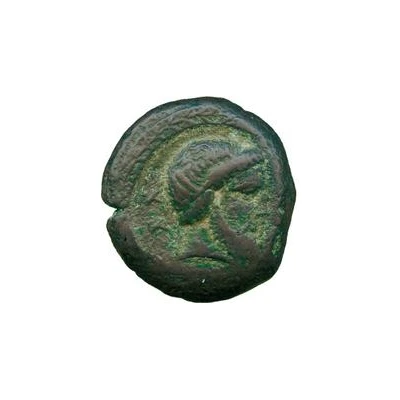 20 Centesimae Incuse series: eagle 211 BC - 201 BC front