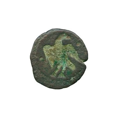 20 Centesimae Incuse series: eagle 211 BC - 201 BC back