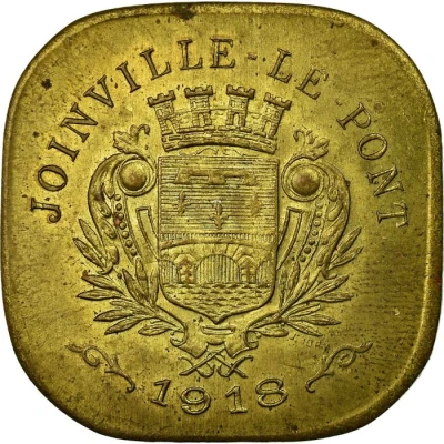 20 Centimes - Groupement des Commerçants, Industriels et Habitants - Joinville-le-Pont [94] Brass front