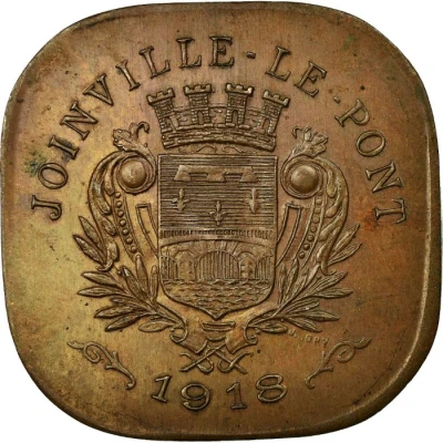 20 Centimes - Groupement des Commerçants, Industriels et Habitants - Joinville-le-Pont [94] Copper front