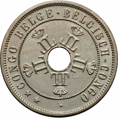 20 Centimes - Léopold II front