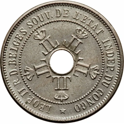 20 Centimes - Léopold II front