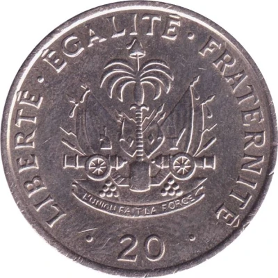 20 Centimes back