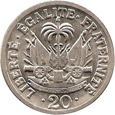 20 Centimes back