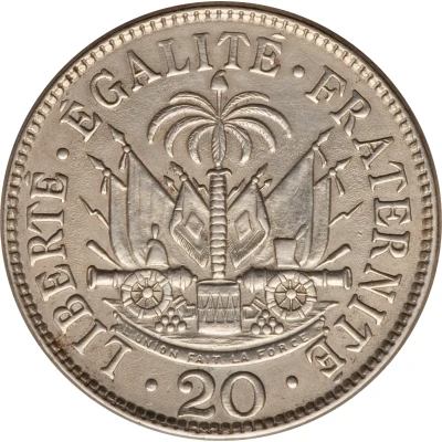 20 Centimes back