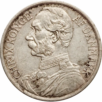 20 Cents / 1 Franc - Christian IX front