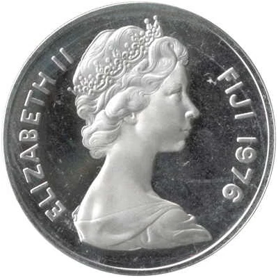 20 Cents - Elizabeth II 2nd portrait; Silver Proof Issue front