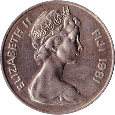 20 Cents - Elizabeth II 2nd portrait front