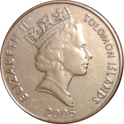 20 Cents - Elizabeth II 3rd portrait front