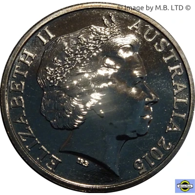 20 Cents - Elizabeth II 4th Portrait - Coo-ee March front