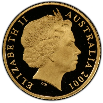 20 Cents - Elizabeth II 4th Portrait - Platypus - Gold Proof front