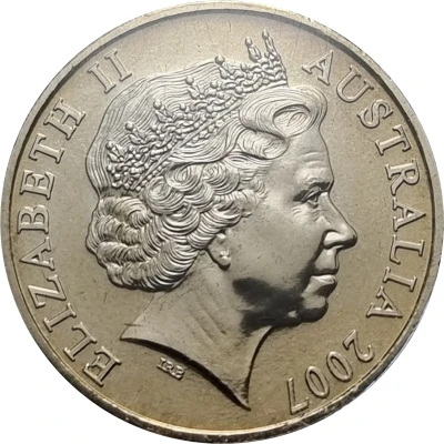 20 Cents - Elizabeth II 4th Portrait - Surf Lifesaver front