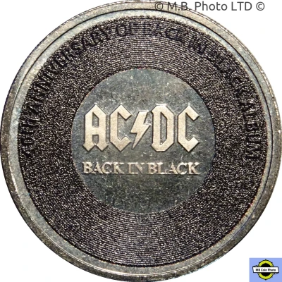 20 Cents - Elizabeth II 6th Portrait - AC/DC - Back in Black back