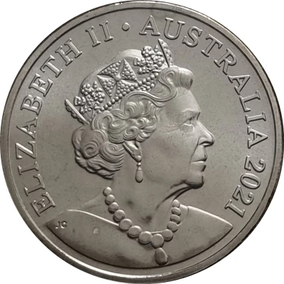 20 Cents - Elizabeth II 6th Portrait - Wind Up Platypus front