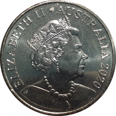 20 Cents - Elizabeth II 6th Portrait front