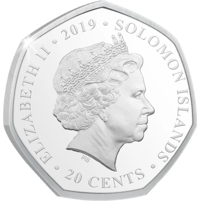 20 Cents - Elizabeth II Unity in the Sky front