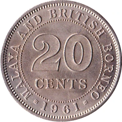 20 Cents - Elizabeth II back