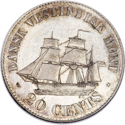 20 Cents - Frederik VII back