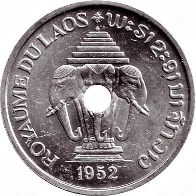 20 Cents - Sisavang Vong front