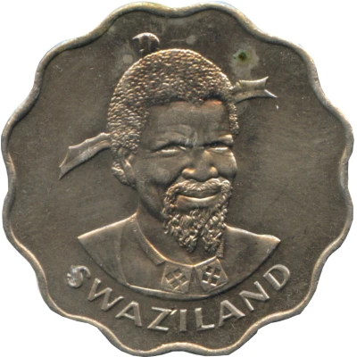 20 Cents - Sobhuza II FAO front