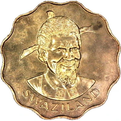 20 Cents - Sobhuza II front