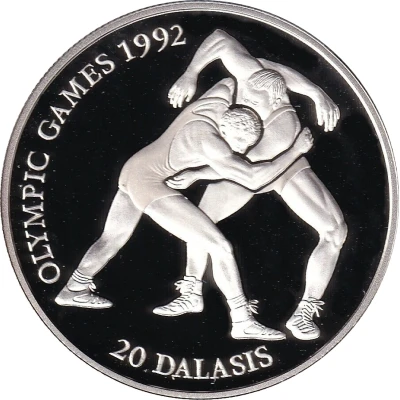 20 Dalasis Olympic Games-Wrestlers back