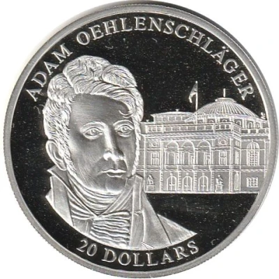 20 Dollars Adam Oehlenschläger back