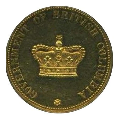 20 Dollars - British Columbia Gold pattern front