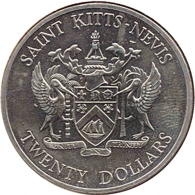 20 Dollars - Elizabeth II Battle of the Saints front