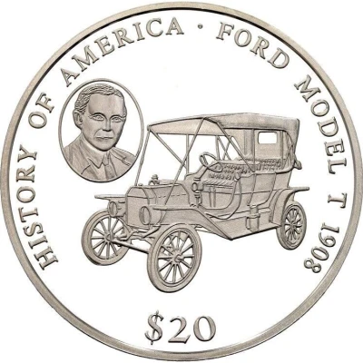 20 Dollars Ford Model T back