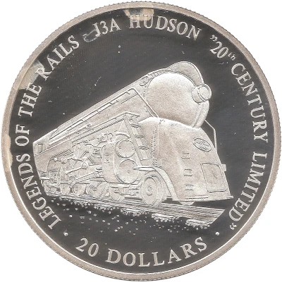 20 Dollars J3A Hudson "20th Century Limited" back