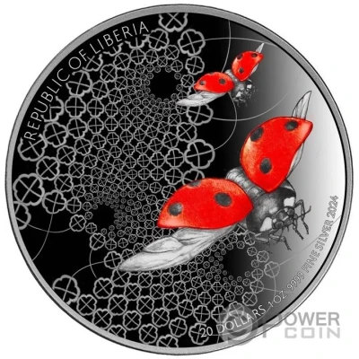 20 Dollars Ladybug, coloured front