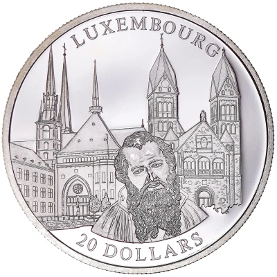 20 Dollars Luxembourg back