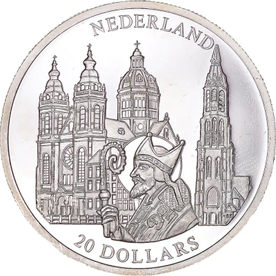 20 Dollars Netherlands back